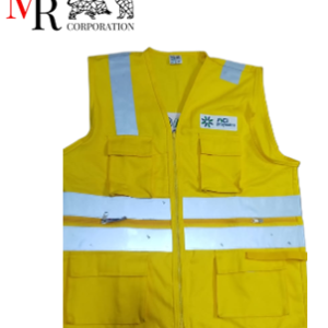 CHALECO C/ REVETE EN TELA CON CINTA REFLECTIVA 3M