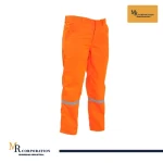 PANTALON TIPO CARGO EN DRILL CON CINTA REFLECTIVA ( COLOR AZUL Y NARANJA )-02