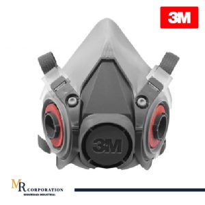 RESPIRADOR MEDIA CARA DE 2 VIAS SIN FILTROS 6200 - 3M