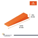 Bolsa con 100 cuñas para nivelación de azulejos, TRUPER - MR Corporation Seguridad Industrial-04