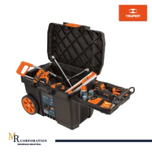 Caja de Herramientas con Ruedas 23 Pulgadas Uso Rudo Truper