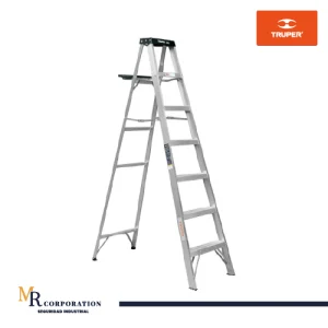 Escalera tijera Truper 6 pasos aluminio con bandeja
