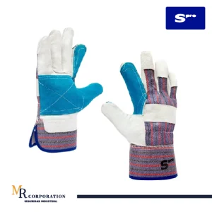 Guante carnaza TIGER Palma verde puño reforzado de Spro