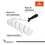 RODILLO MICROFIBRA 9 - TRUPER - MR Corporation Seguridad Industrial-02