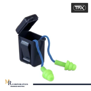 Tapón Auditivo con Cordón en Estuche Marca TRX